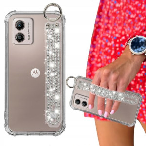 Etui Antishock + Pasek Cyrkonie Do Motorola G53