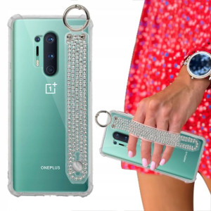 Etui ANTISHOCK + Pasek Cyrkonie do ONEPLUS 8 PRO