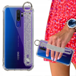 Etui ANTISHOCK + Pasek Cyrkonie do OPPO A5 2020