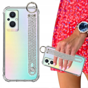 Etui ANTISHOCK + Pasek Cyrkonie do OPPO RENO 7Z 5G