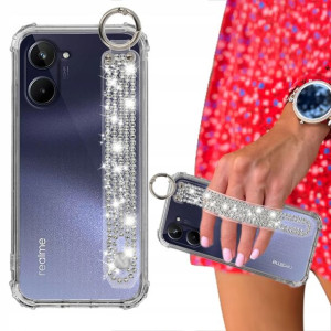 Etui Antishock + Pasek Cyrkonie Do Realme 10 4g