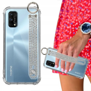 Etui ANTISHOCK + Pasek Cyrkonie do REALME 7 PRO