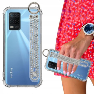 Etui ANTISHOCK + Pasek Cyrkonie do REALME V13 5G