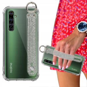 Etui ANTISHOCK + Pasek Cyrkonie do REALME X50 PRO