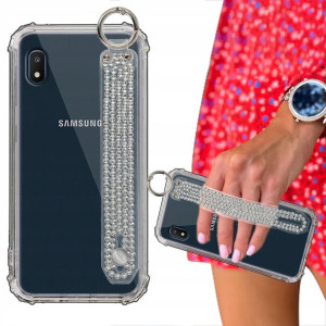 Etui ANTISHOCK + Pasek Cyrkonie do SAMSUNG A10e
