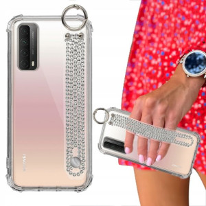 Etui ANTISHOCK + Pasek Cyrkonie do SAMSUNG A90 5G