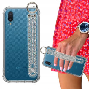 Etui ANTISHOCK + Pasek Cyrkonie do SAMSUNG M02 4G