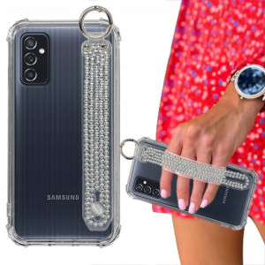 Etui ANTISHOCK + Pasek Cyrkonie do SAMSUNG M52 5G
