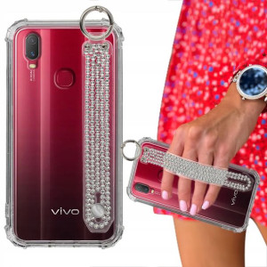 Etui ANTISHOCK + Pasek Cyrkonie do VIVO Y11 2019