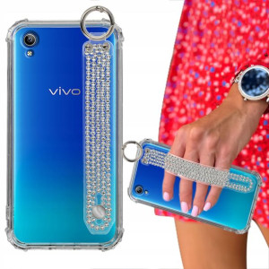 Etui ANTISHOCK + Pasek Cyrkonie do VIVO Y91C 2020