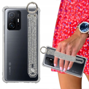 Etui ANTISHOCK + Pasek Cyrkonie do XIAOMI 11T 5G