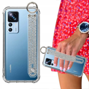 Etui ANTISHOCK + Pasek Cyrkonie do XIAOMI 12T PRO