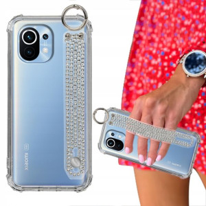 Etui ANTISHOCK + Pasek Cyrkonie do XIAOMI MI 11