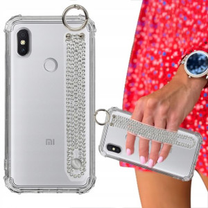 Etui ANTISHOCK + Pasek Cyrkonie do XIAOMI REDMI S2