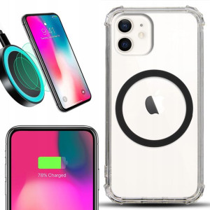 Etui Antishock + Ring MAGSAFE Czarny do IPHONE 12