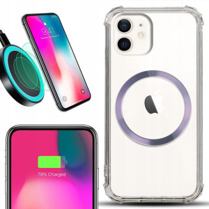 Etui Antishock + Ring MAGSAFE Fiolet do IPHONE 12