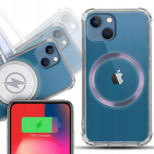 Etui Antishock + Ring MAGSAFE Fiolet do IPHONE 14
