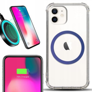 Etui Antishock + Ring MAGSAFE Granat do IPHONE 12