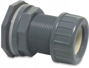 Przelot PVC szczelny 50 mm