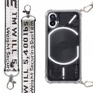 Etui Antishock + Smycz Biała do NOTHING PHONE 1