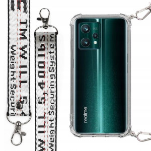 Etui Antishock + Smycz Biała do REALME 9 PRO PLUS