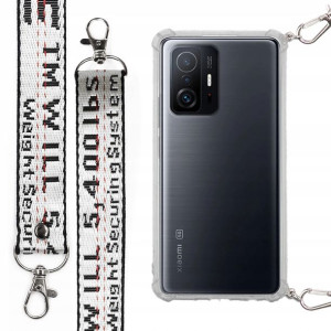 Etui Antishock + Smycz Biała do XIAOMI 11T PRO 5G