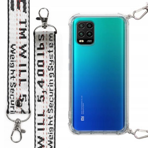 Etui Antishock + Smycz Biała do XIAOMI MI 10 LITE