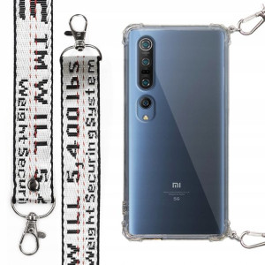 Etui Antishock + Smycz Biała do XIAOMI Mi 10 PRO