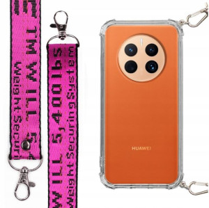 Etui Antishock + Smycz Fuksja do HUAWEI MATE 50