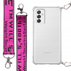 Etui Antishock + Smycz Fuksja do SAMSUNG A82 5G