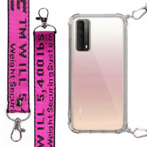 Etui Antishock + Smycz Fuksja do SAMSUNG A90 5G