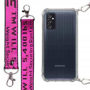 Etui Antishock + Smycz Fuksja do SAMSUNG M52 5G