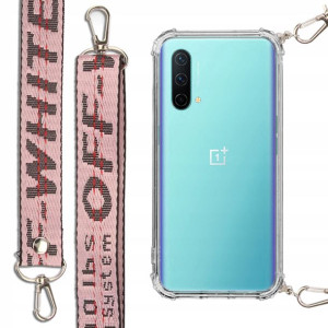 Etui Antishock + Smycz Róż do ONEPLUS NORD CE 5G