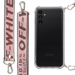 Etui Antishock + Smycz Róż do SAMSUNG A13 5G Case