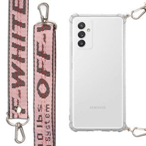 Etui Antishock + Smycz Róż do SAMSUNG A82 5G Case