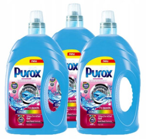 Niemiecki Żel Do Prania Purox Kolor 3x4,3l 429 Prań