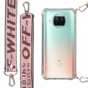 Etui Antishock + Smycz Róż do XIAOMI MI 10T LITE