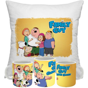 Zestaw Kubek Poduszk Family Guy Serial Prezent Y2