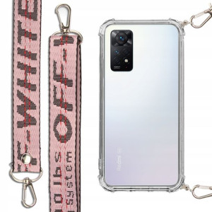 Etui Antishock + Smycz Róż do XIAOMI REDMI NOTE 11