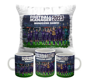 Zestaw Menedżer Kubek+poduszka Football Manager Y8