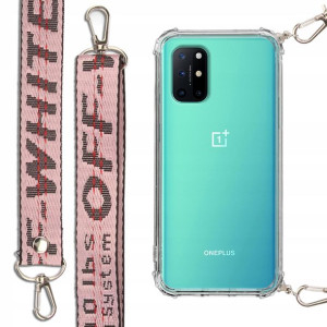 Etui Antishock + Smycz Różowa do ONEPLUS 8T Case