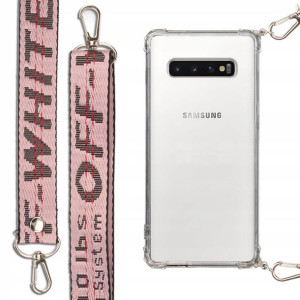 Etui Antishock + Smycz Różowa do SAMSUNG S10 LITE