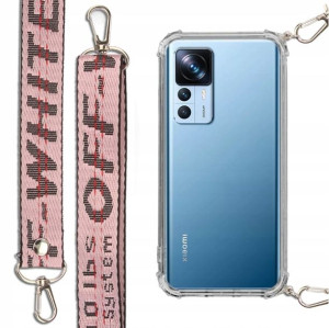Etui Antishock + Smycz Różowa do XIAOMI 12T PRO