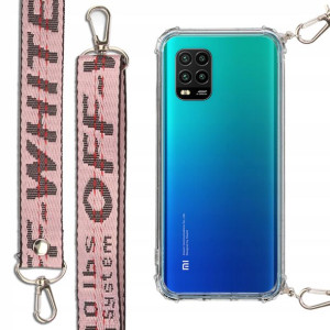 Etui Antishock + Smycz Różowa do XIAOMI MI 10 LITE
