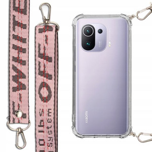 Etui Antishock + Smycz Różowa do XIAOMI MI 11 PRO