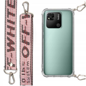 Etui Antishock + Smycz Różowa Do Xiaomi Redmi 10a