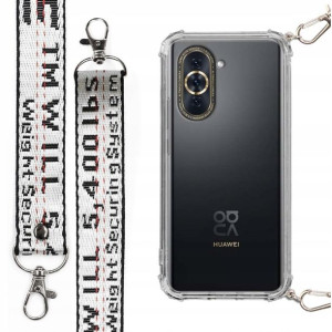 Etui Antishock + Smycz Srebrna do HUAWEI NOVA 10