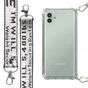 Etui Antishock + Smycz Srebrna do SAMSUNG M13 5G