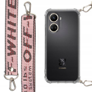 Etui Antishock + Smycz XL Róż do HUAWEI NOVA 10 SE