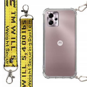 Etui Antishock + Smycz XL Żółta do MOTOROLA G13